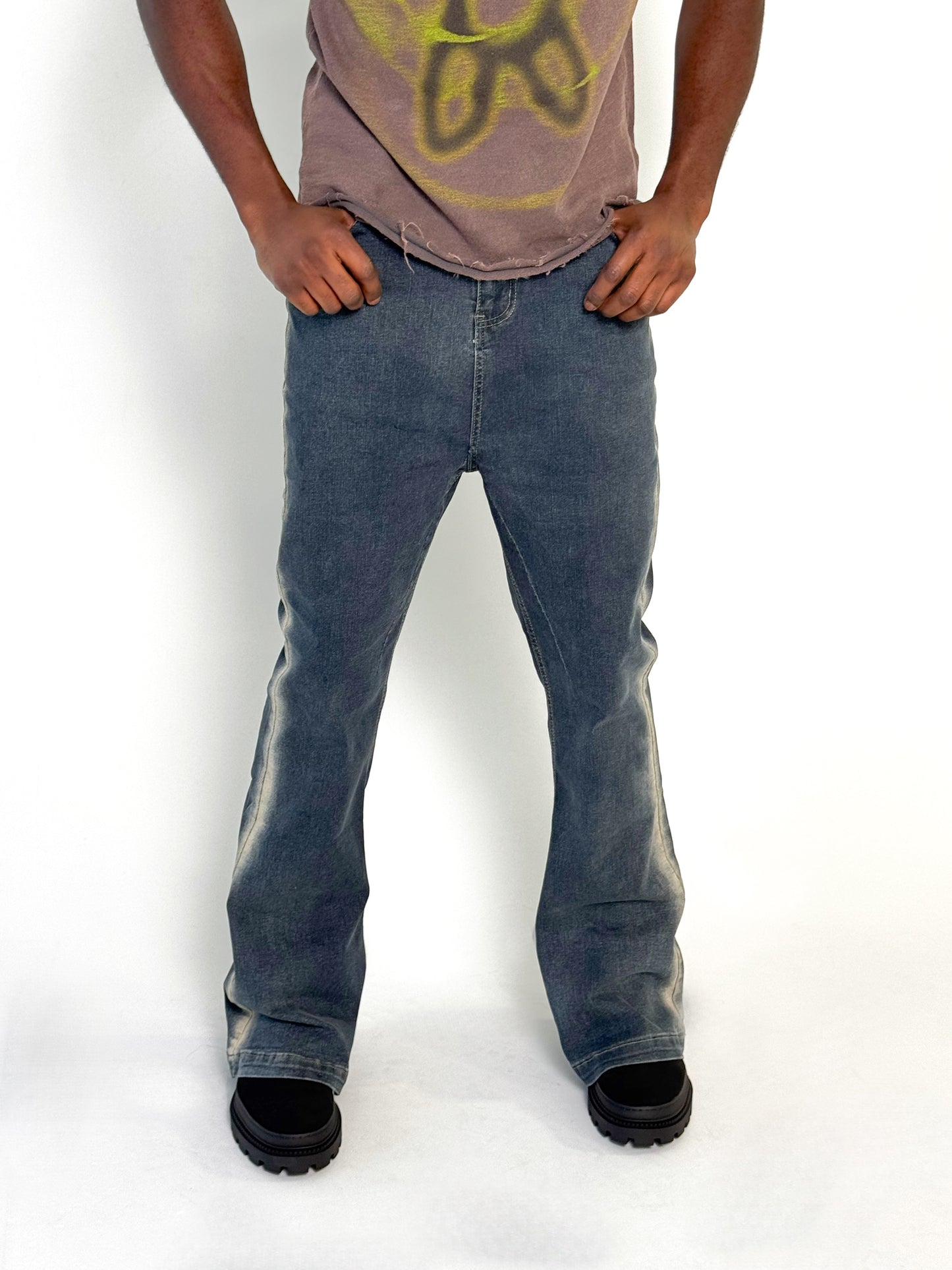 "Drippy" Stretchy Jeans